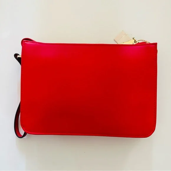 Aimee Kestenberg Cherry Red Mariah Clutch - Picture 3 of 8